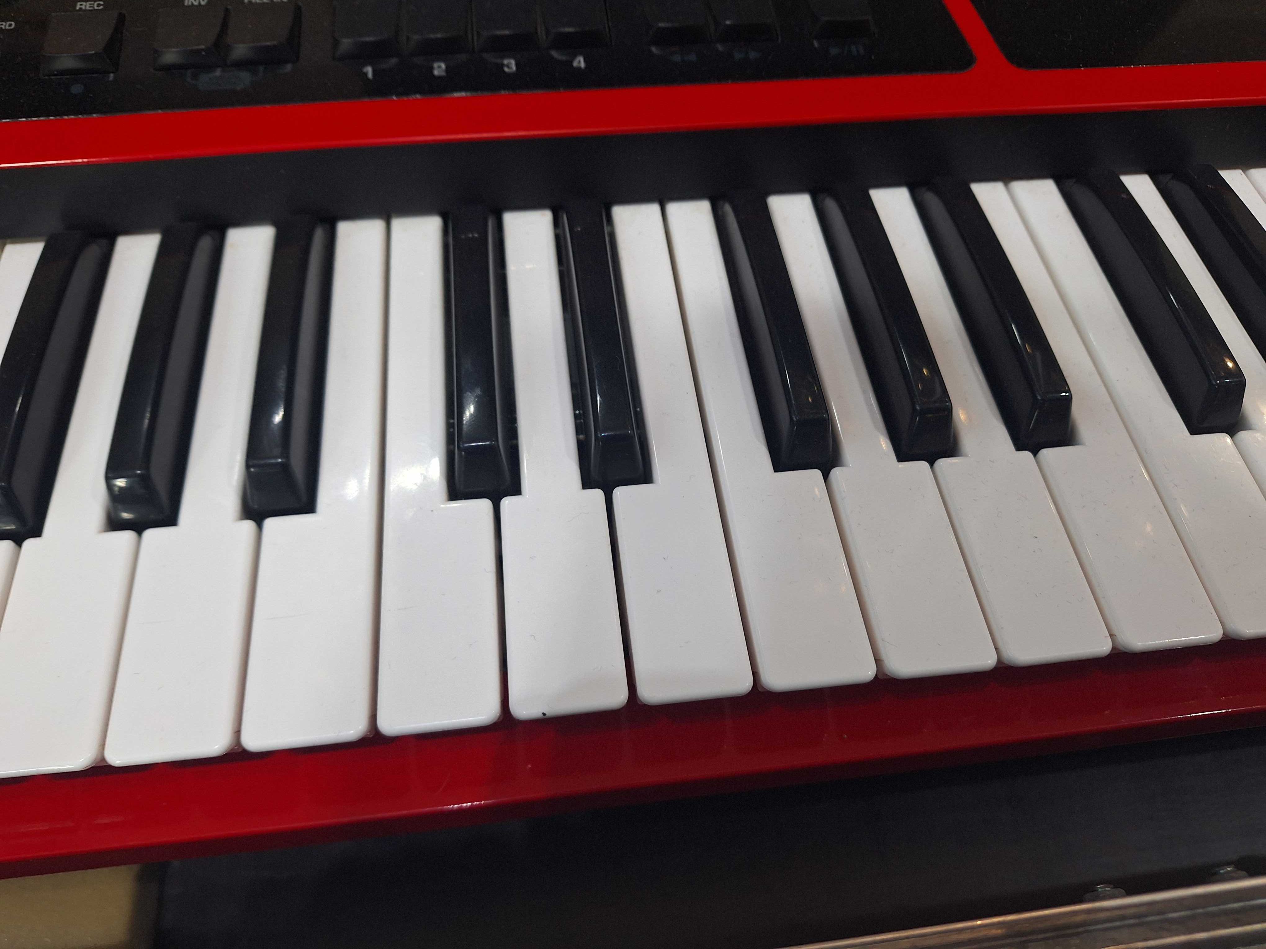 ZADBANY keyboard Roland BK-5 BK5 czerwony USB MP3 + case kejs