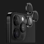 Защитное стекло на камеры iPhone 16 Pro Max black,15 Pro,14 Pro,13 Pro