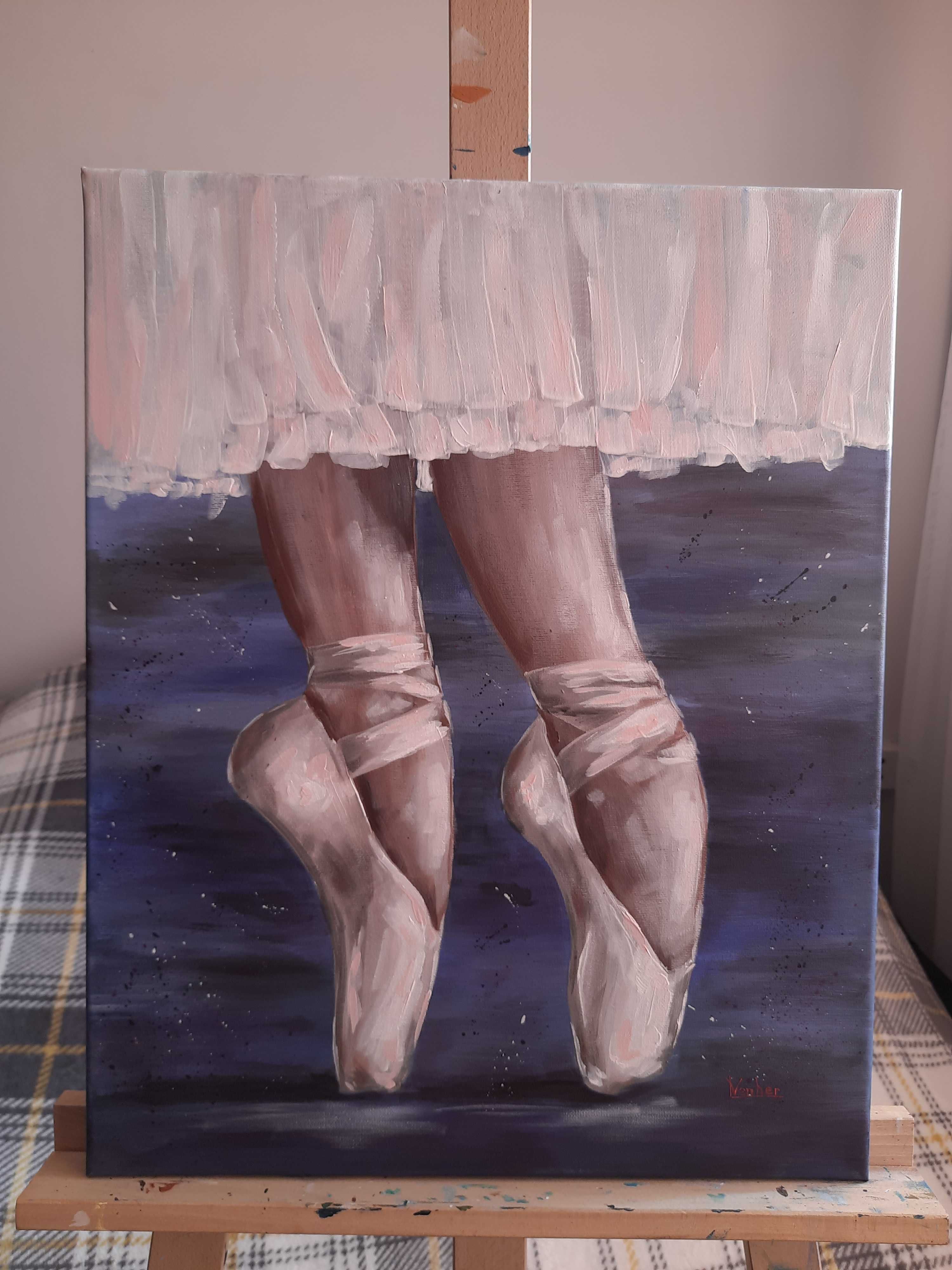 Obraz "Pointe" 40×50cm akryl