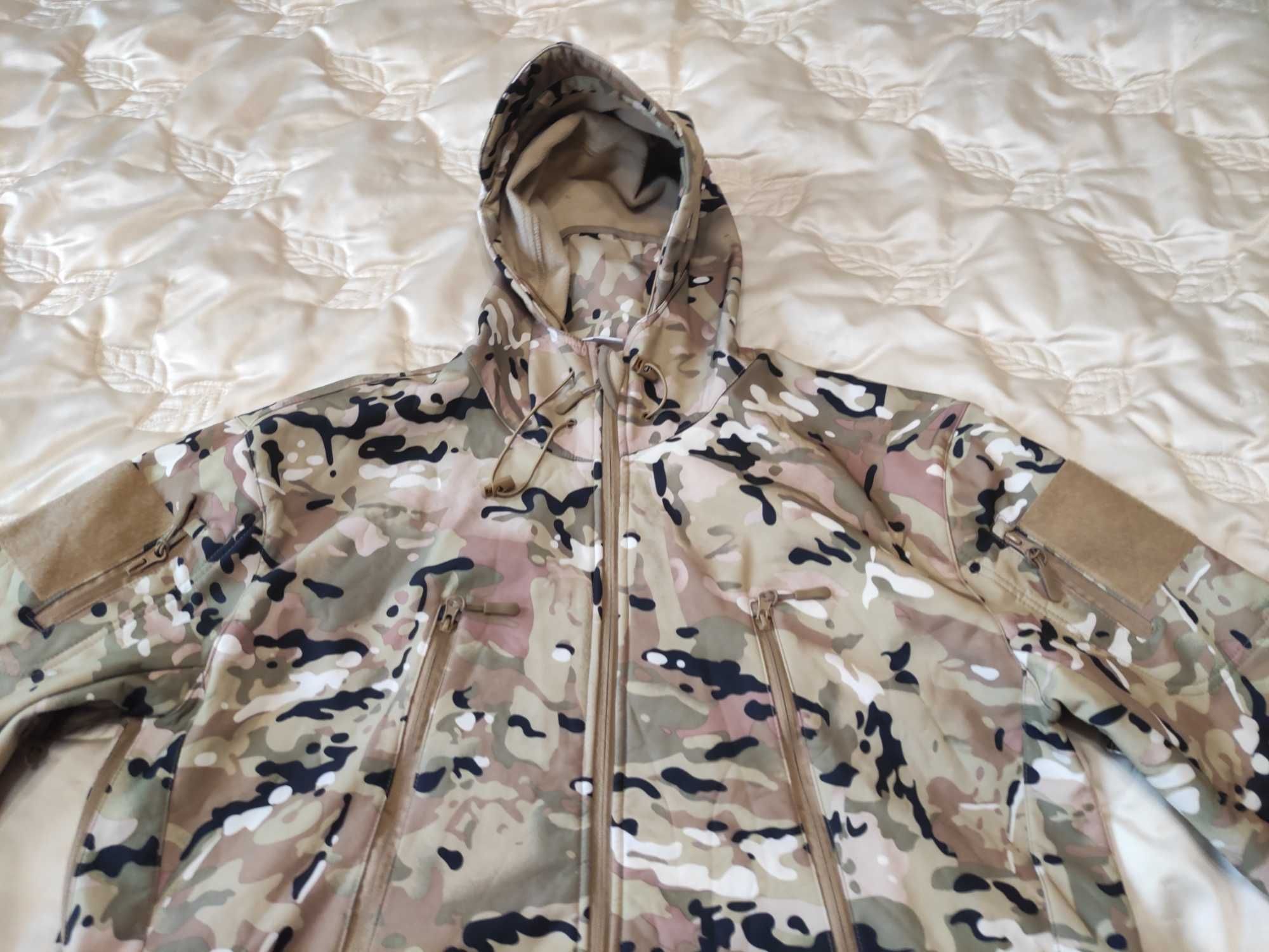 Męska kurtka softshellowa maskująca militarna  softshell  r. 2XL nowa