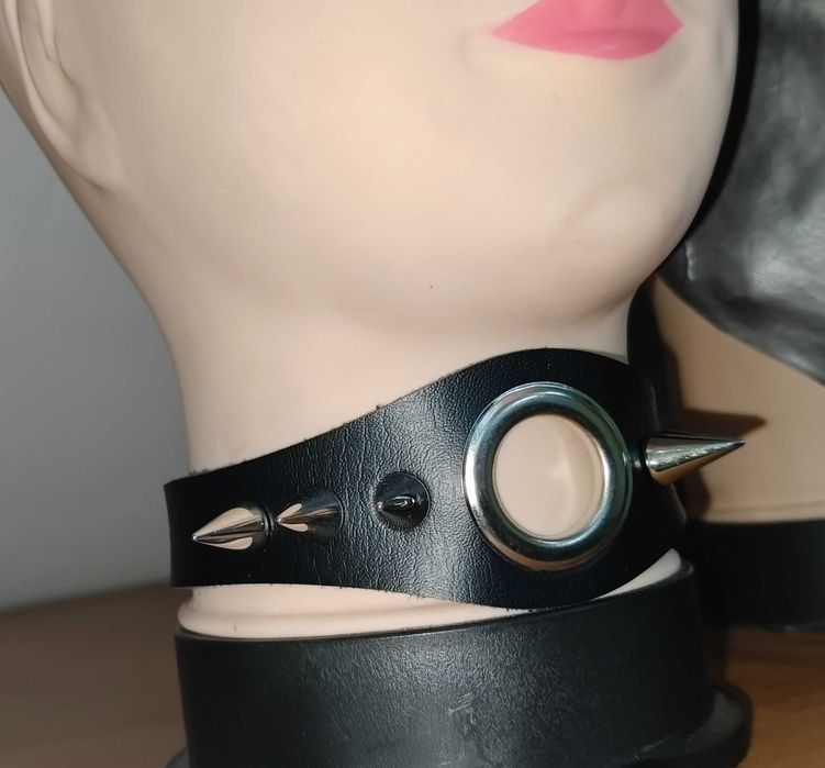 Naszyjnik Gothic Choker Obroża Gotycka Ćwieki NOWY