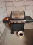 Grill gazowy 3-palnikowy 9kW MASTERGRILL pokrowiec