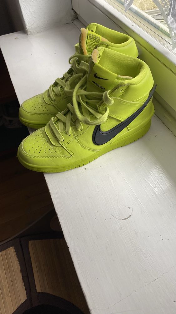 Nike ambush seledynowe buty za kostke 37,5