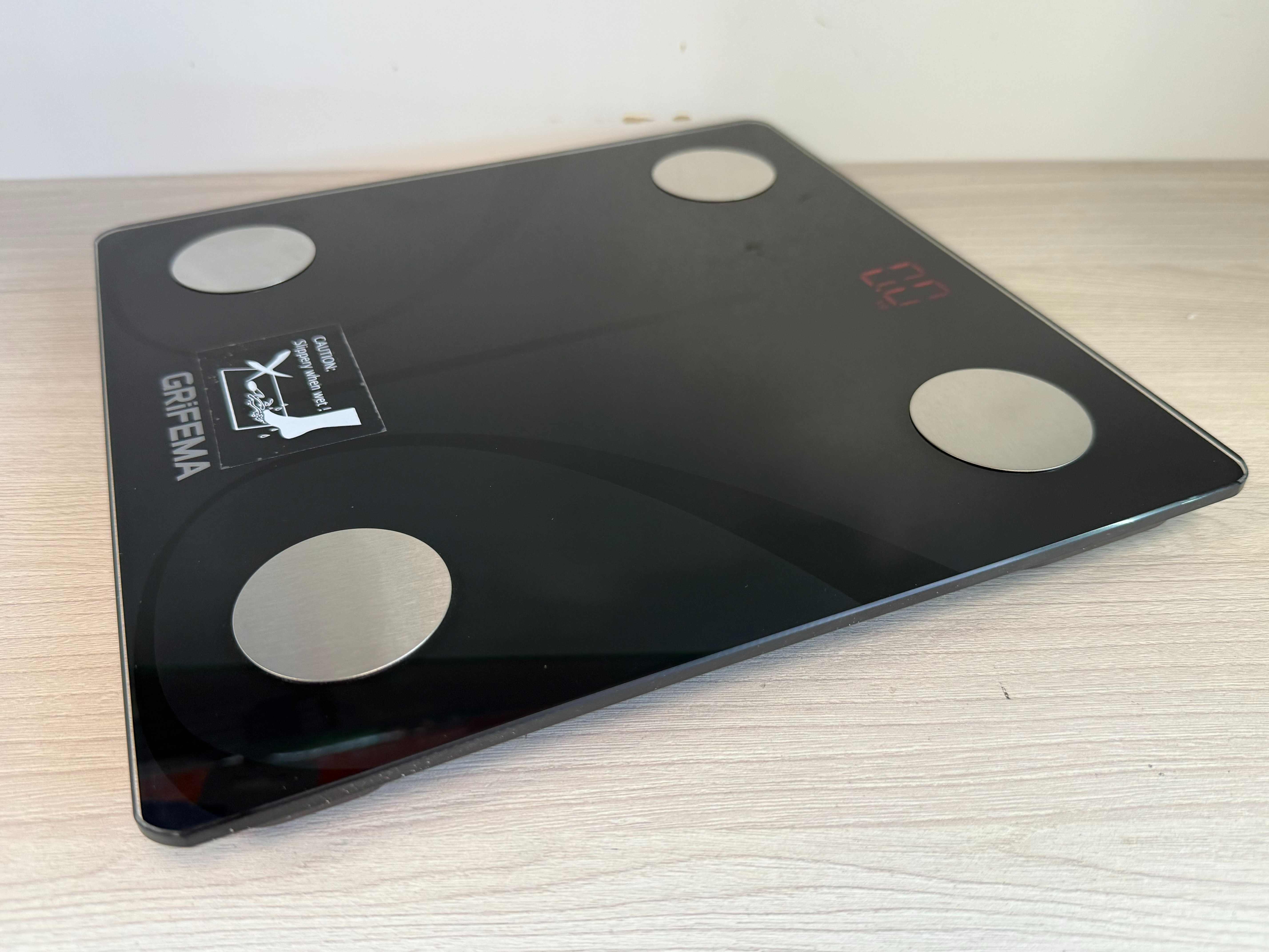 Inteligentna waga łazienkowa Grifema z LED, Bluetooth 180kg