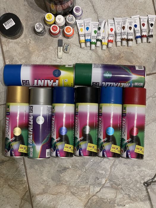 Срочно Аэрозольная краска ,автокраска ,балончики ,универсалные краски