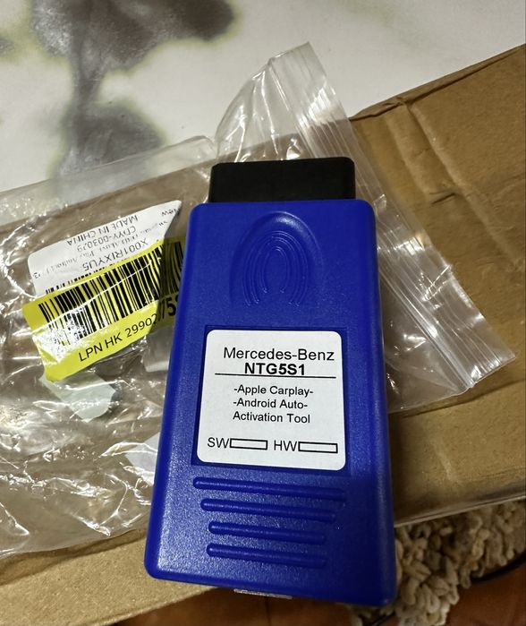 Mercedes NTG5S1 Активація опцій CarPlay і Android активатор функцій