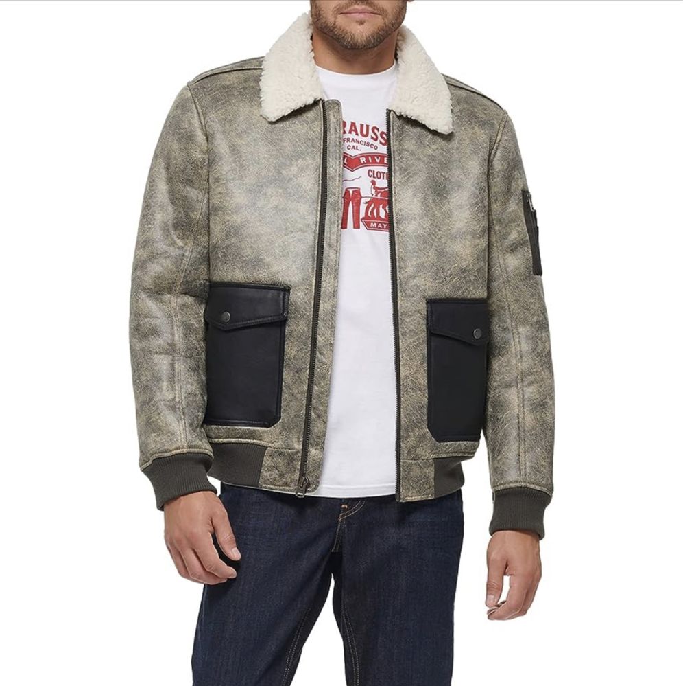 XXL 44 52  Levis sherpa бомбер шерпа дубленка левайс курка 2xl