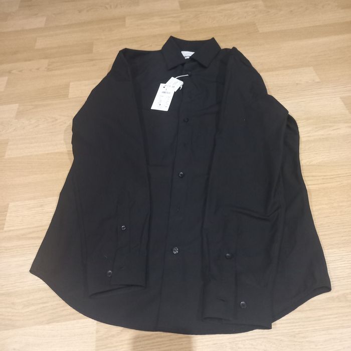 Koszula czarna męska L