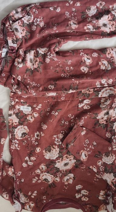 Dresik ,komplet w kwiaty Newbie 98