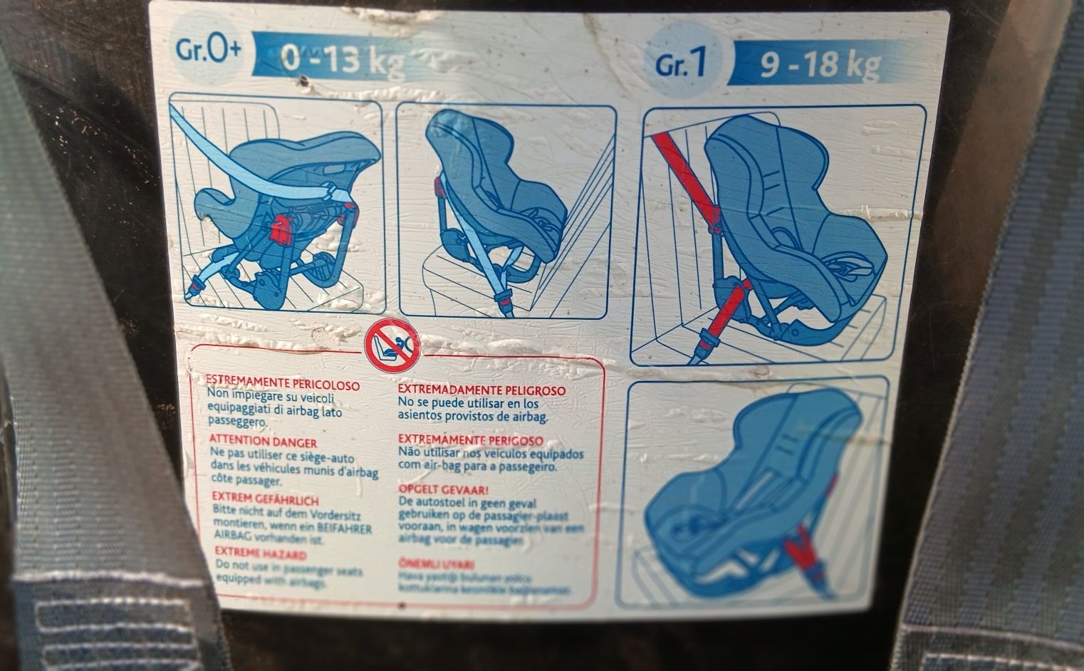 Carrinho bebé - várias cadeiras auto - Cinto de piscina