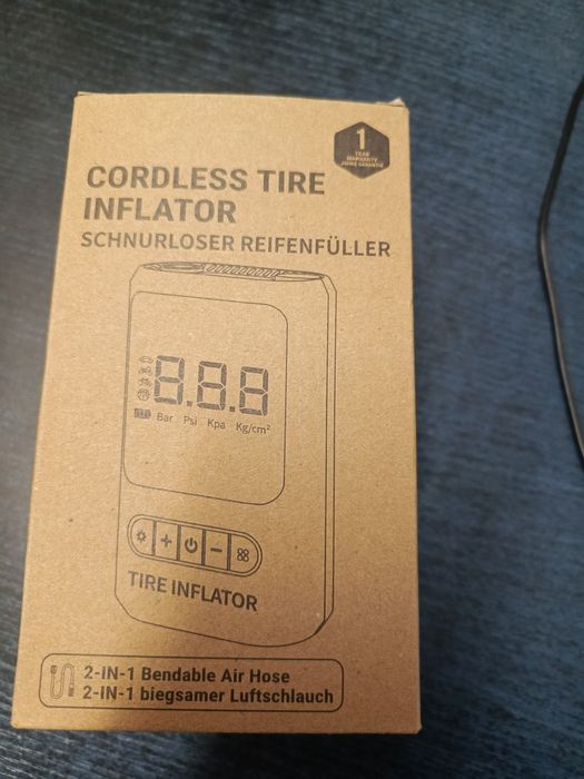 elektryczna pompka do roweru samochodu