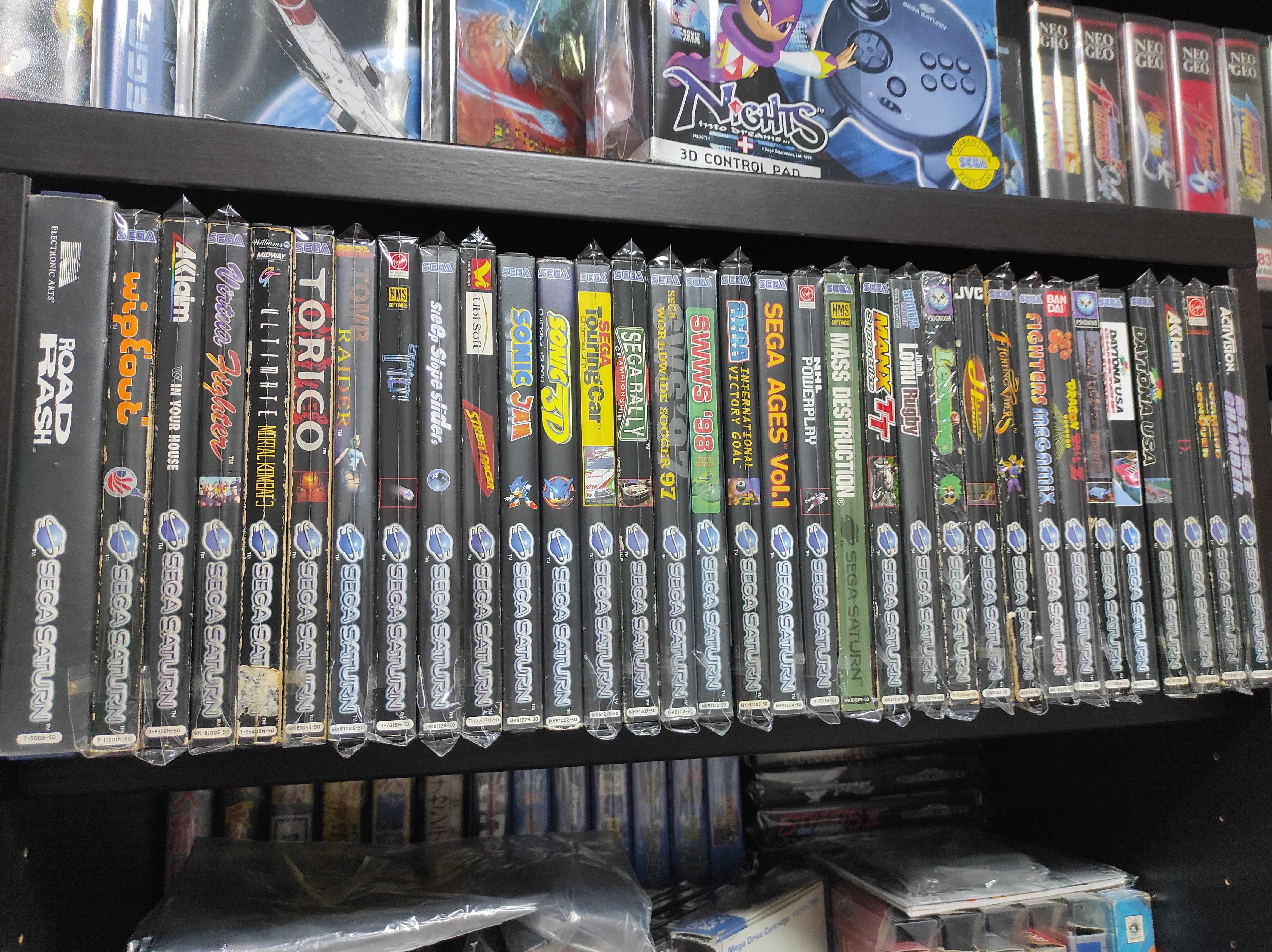 SEGA Saturn Jogos Caixas Manuais Ecofilmes Portugal Ler Descrição