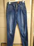 Jeansy z wysokim stanem 40