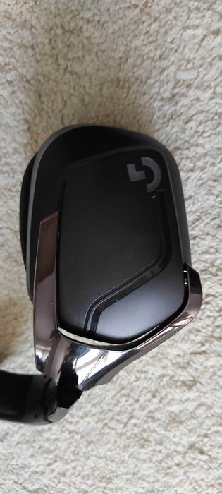 Słuchawki gamingowe Logitech G935 (materiałowe nauszniki)