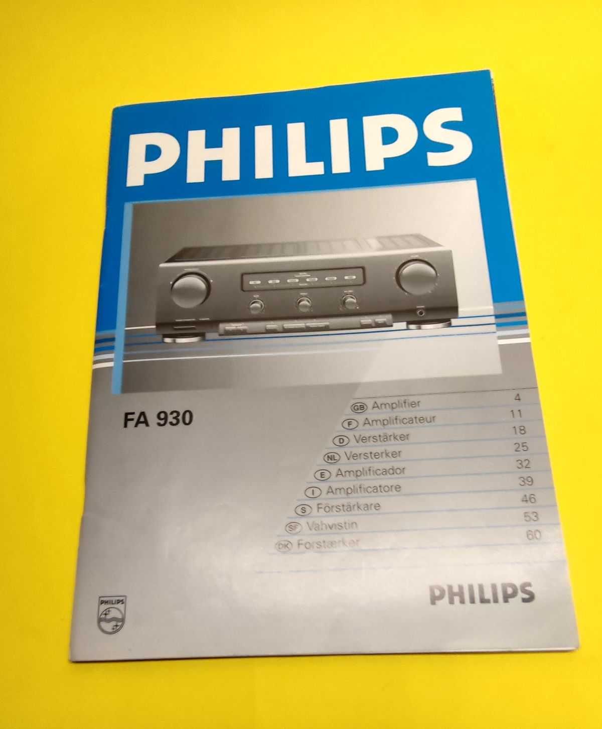 Okazja! Philips FA930 wraz z instrukcją obsługi!