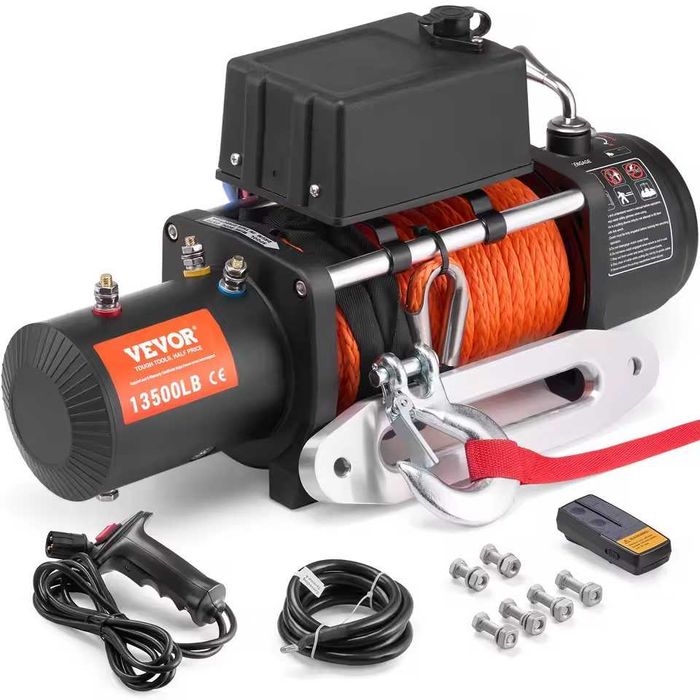 Guincho 6000 KG / 13500 LBS Cabo Plasma + Controlo Remoto NOVO