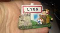 магнит на холодильник Лион Франция Lyon керамика