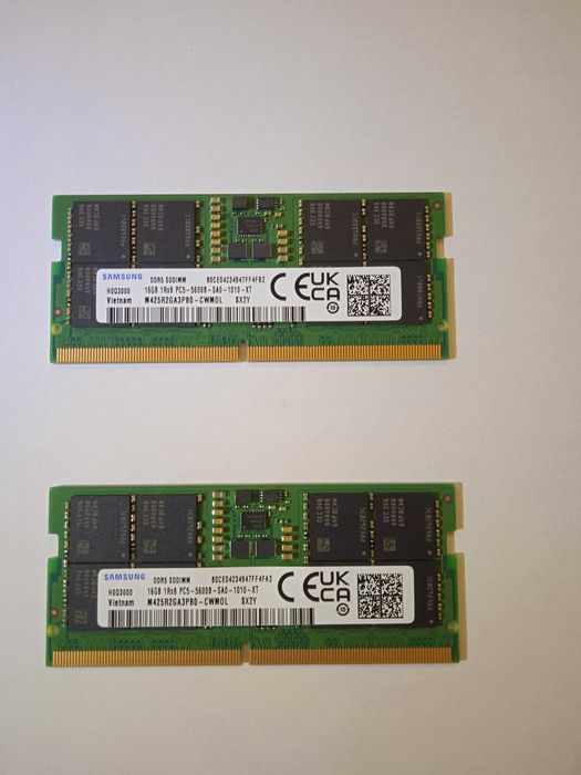 Pamiec RAM Samsung DDR5 32GB(2x16GB) 5600MHz Sodimm M425R2GA3PB0-CWM0L