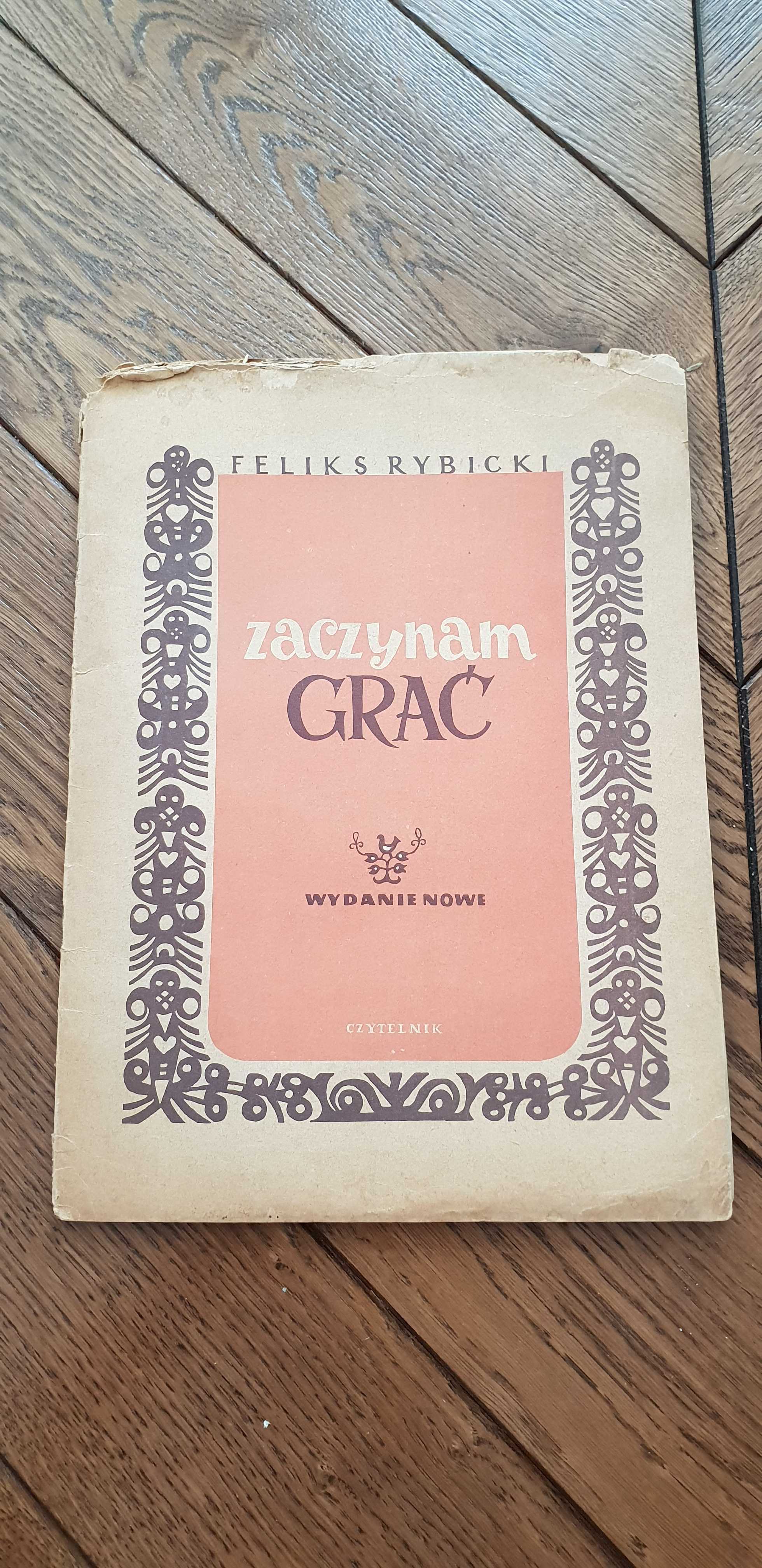 Zestaw nut rok 1953 "Zaczynam grać" Feliks Rybicki