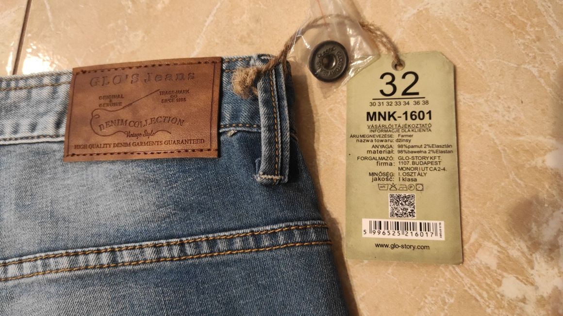 Нові джинси Glo-Story W32 L34 Slim Fit фірмові оригинал