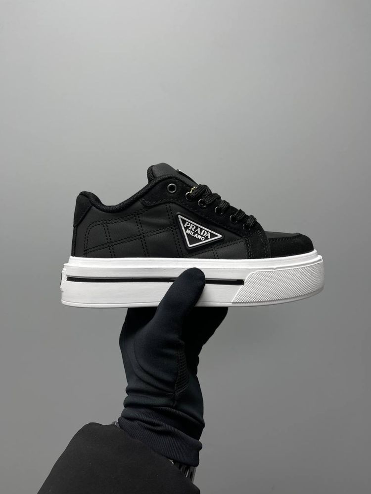 Sneakersy buty Prada Re Nylon black