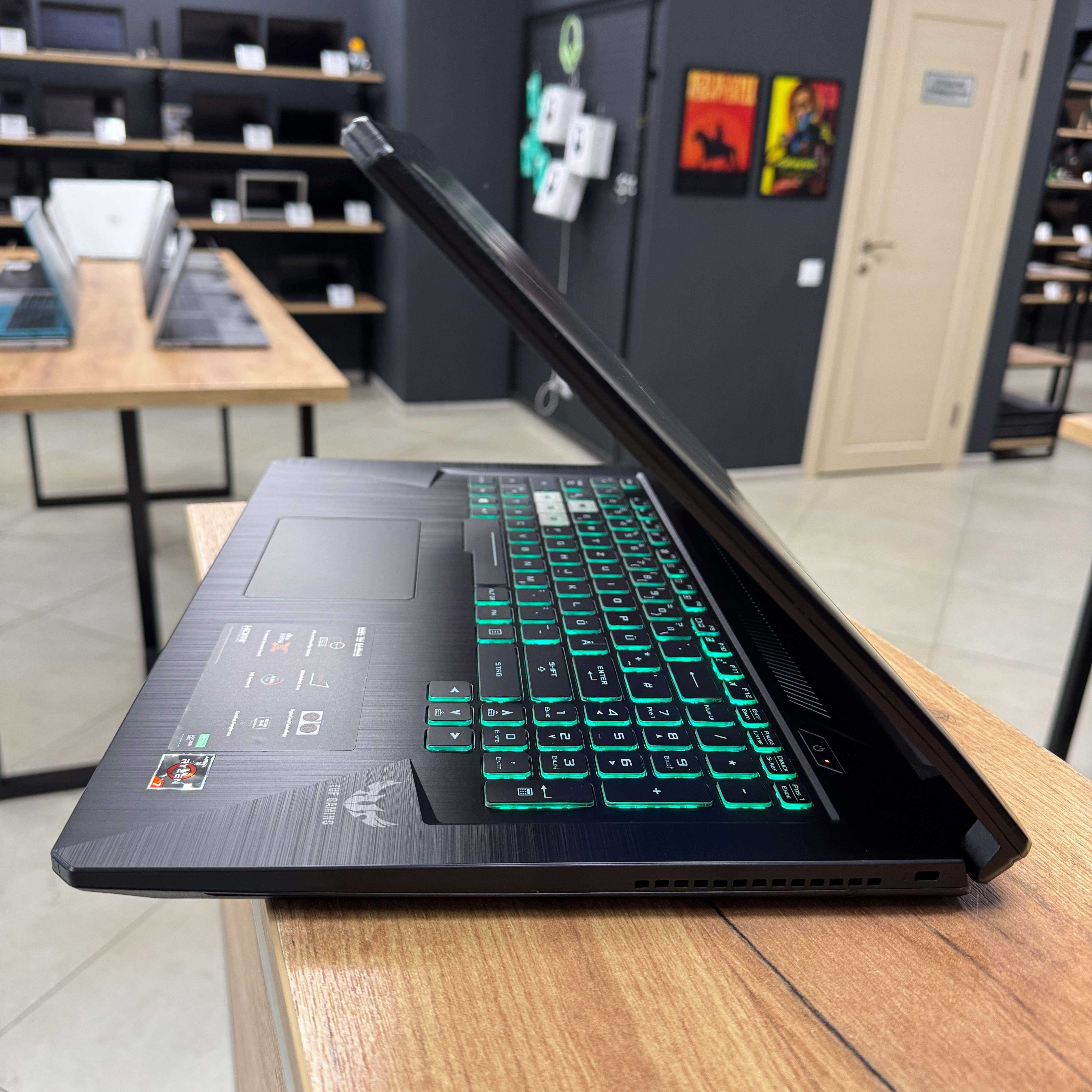Ігровий Asus TUF [17.3" 144 Гц] - Ryzen 7 3750H/GTX 1650 на 4 GB/16 GB