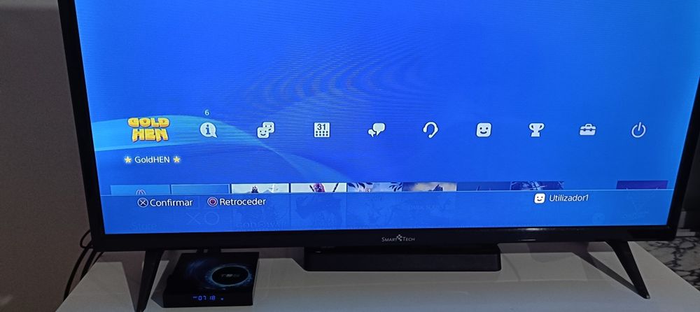 PS4 Slim 1TB • HEN 11.50 • GoldHEN • 2 comandos