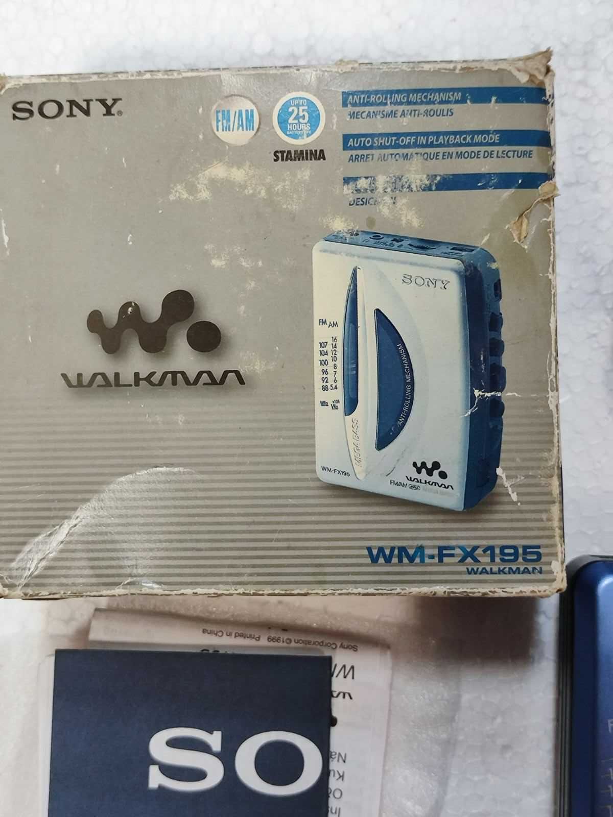 Sony walkman WM-FX195 плеер Sony магнитофон HiFi