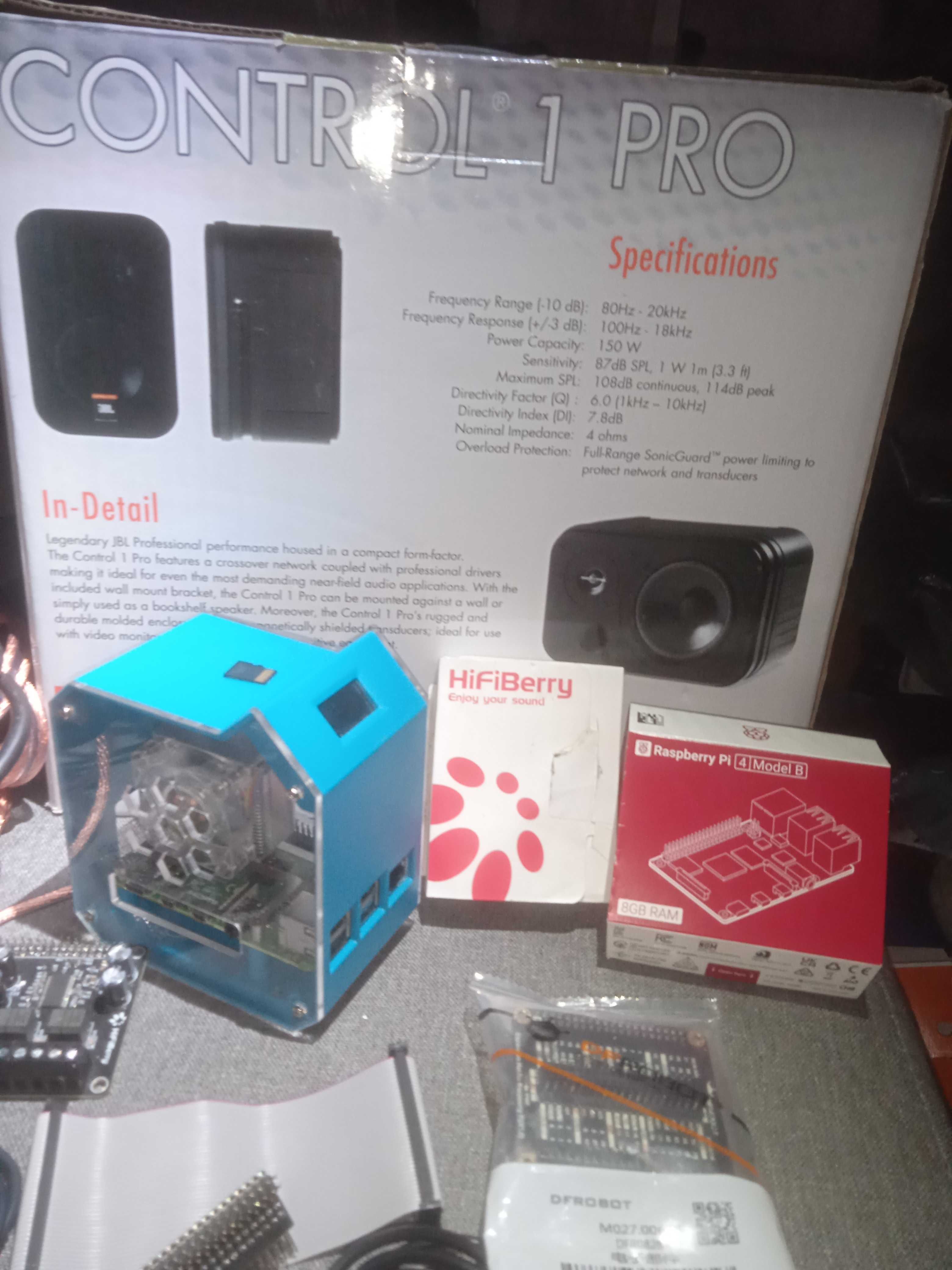 Raspberry pi 4b 8 GB RAM+audio zestaw