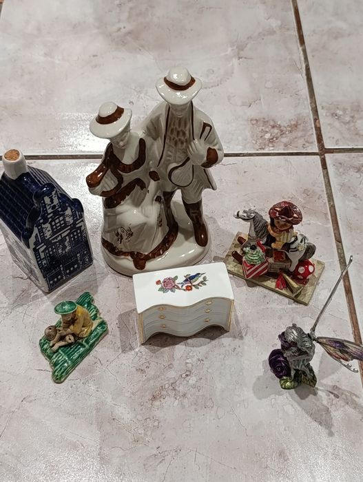 Одним лотом вінтажні статуєтки Leonardo, AYNSLEY MINIATURE