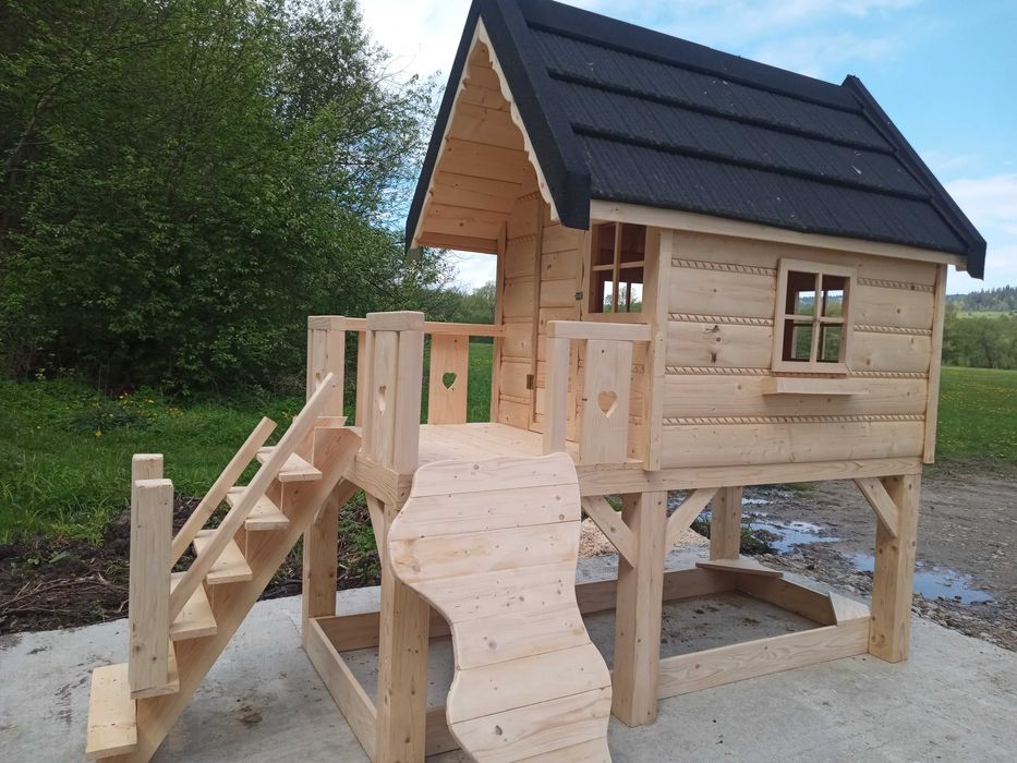 Domek Góralski dla dzieci Dom Drewniany Regionalny Stylowy Solidny
