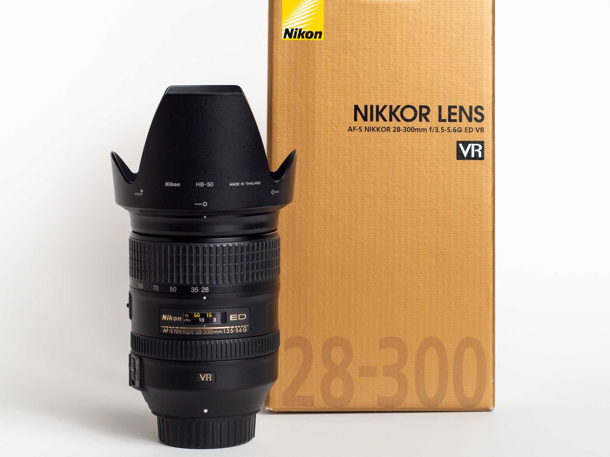 Objetiva AFs Nikkor 28-300mm f3.5-5.6G ED VR