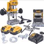 Akumulatorowa górnowrzecionowa frezarka Dewalt DCW600 2x aku 5Ah.