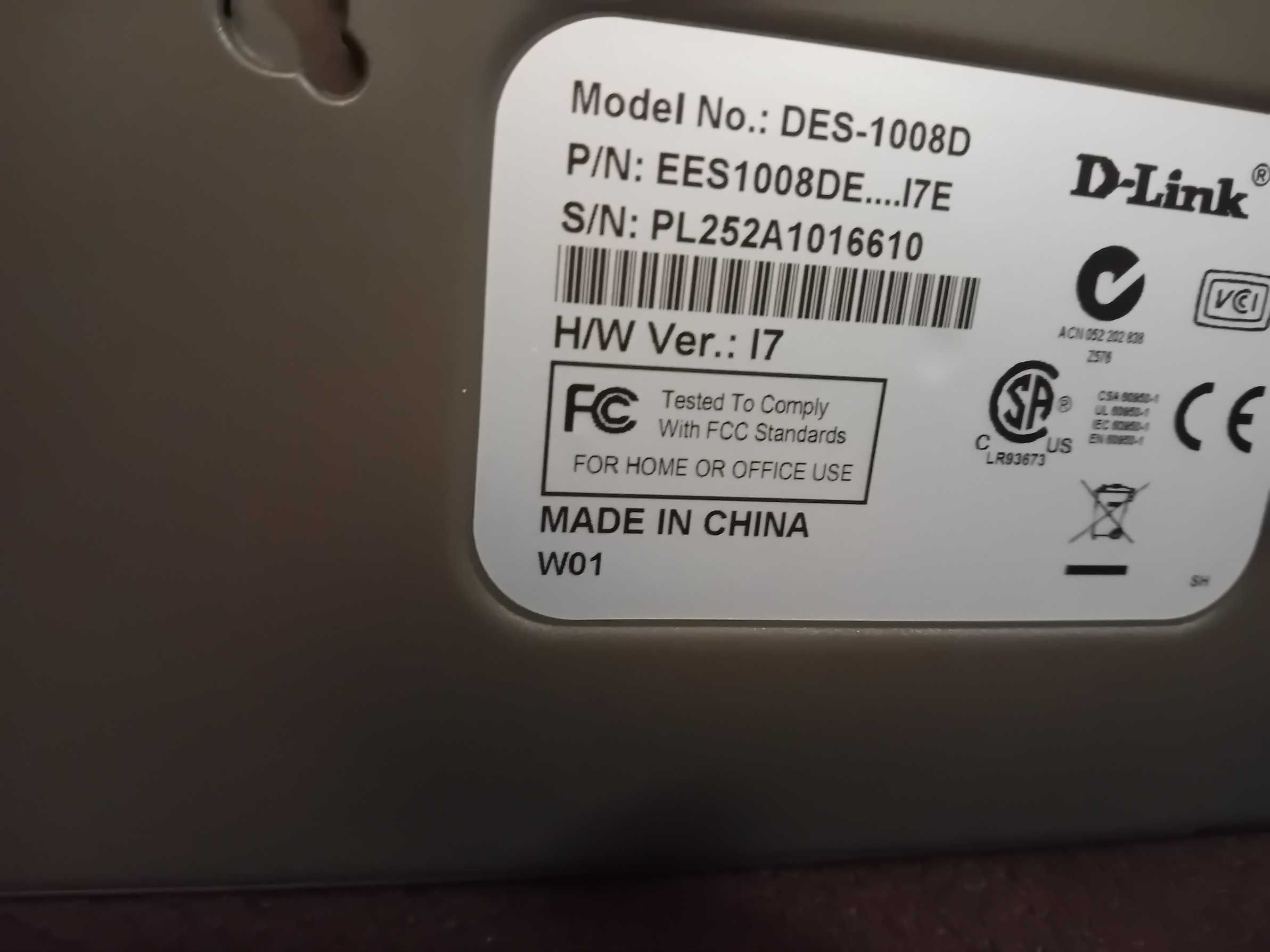 Switch de Rede - DLINK e ZYXEL