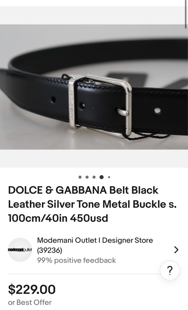 Ремінь / пояс від Dolce&Gabbana