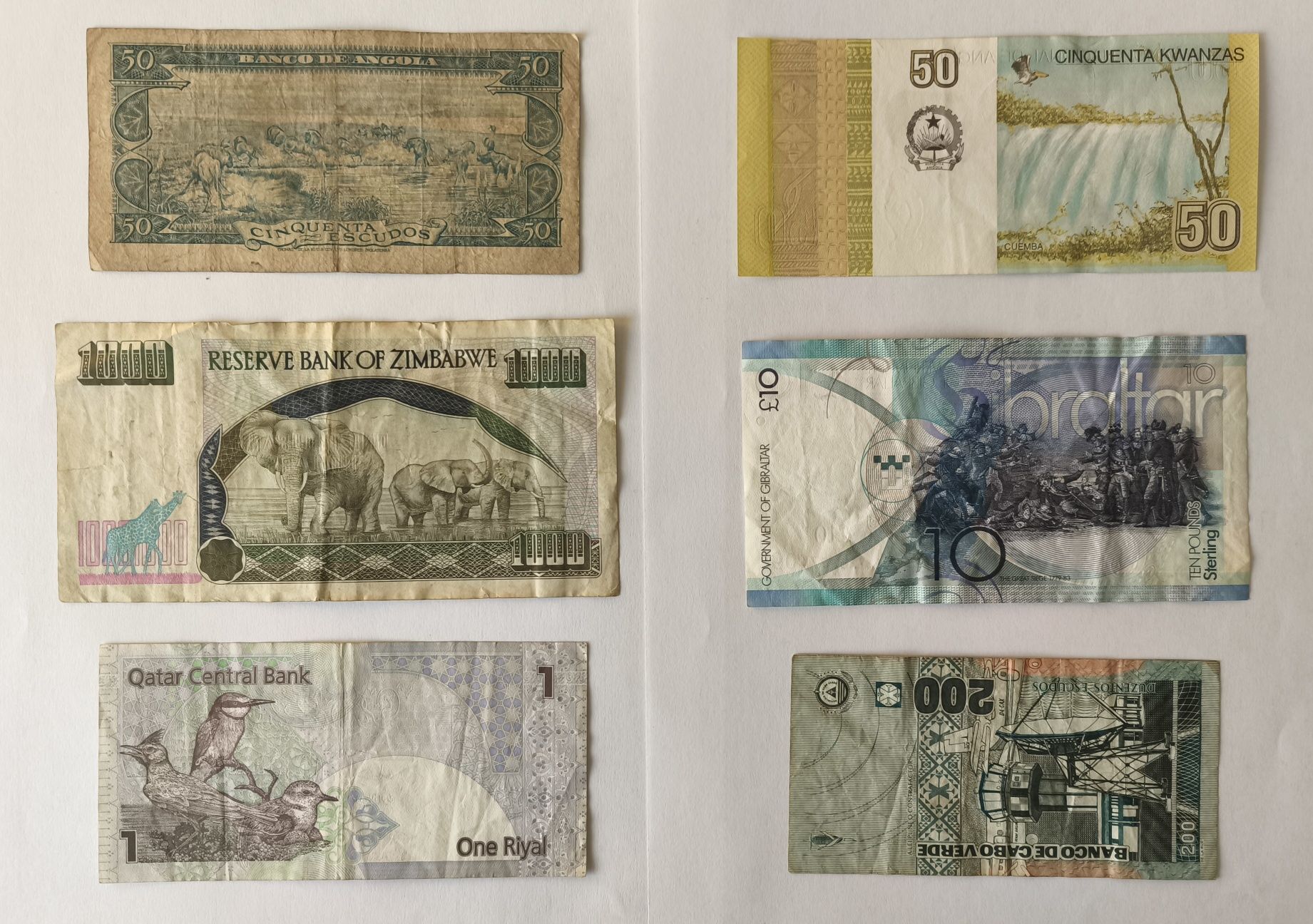 Notas Portugal e outros países