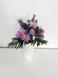 Bukiet sztucznych kwiatów na cmentarz 40 cm