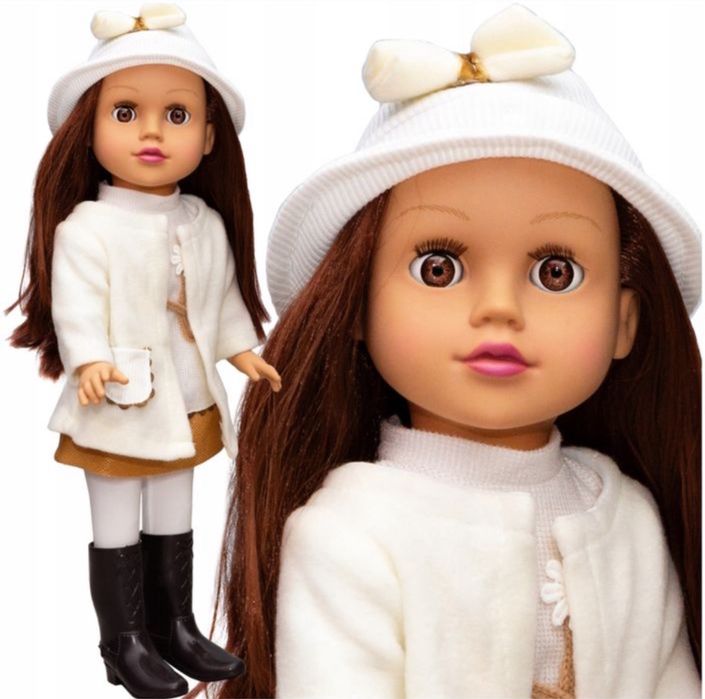 Lalka Bobas Interaktywna Duża 47 cm Śpiewa Mówi po Polsku Prezent