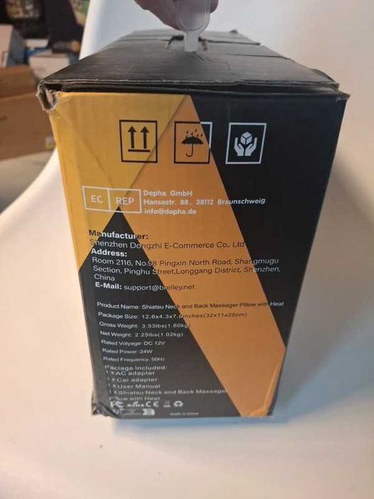 Elektryczny masażer karku i ramion z podgrzewaniem – relaks i ulga