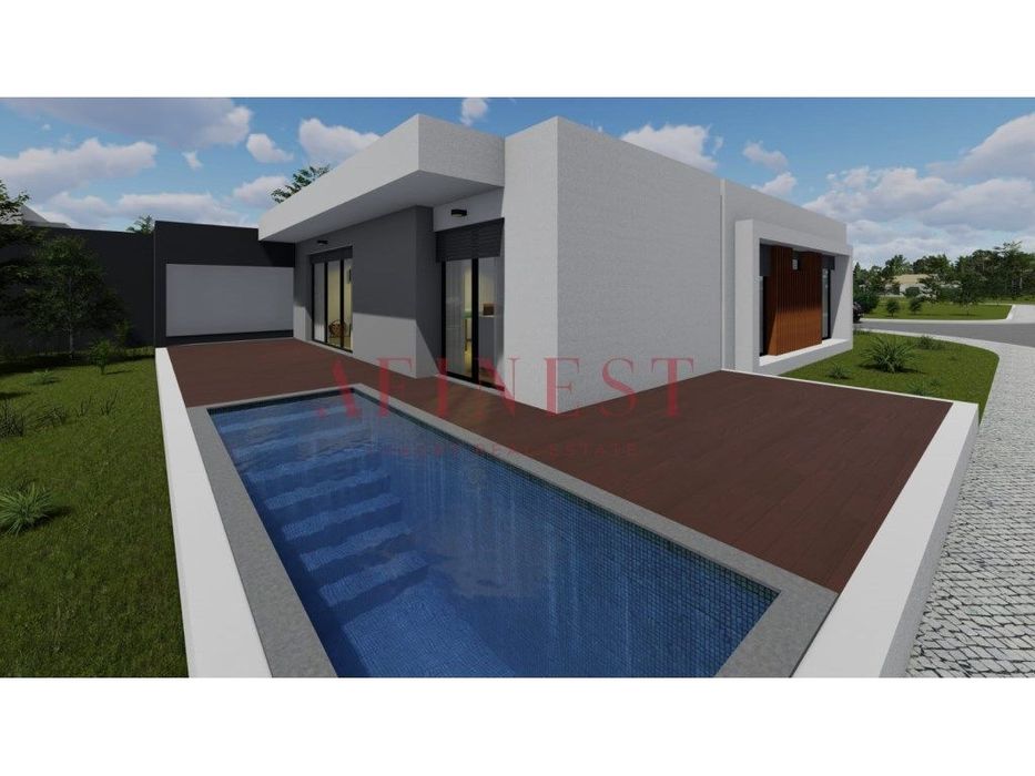 Moradia Terrea T3 Com Jardim E Piscina Em Palmela, Quinta Do Anjo