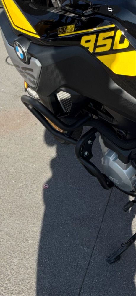 Crash bars - BMW F 850 GS - originais - Pretos