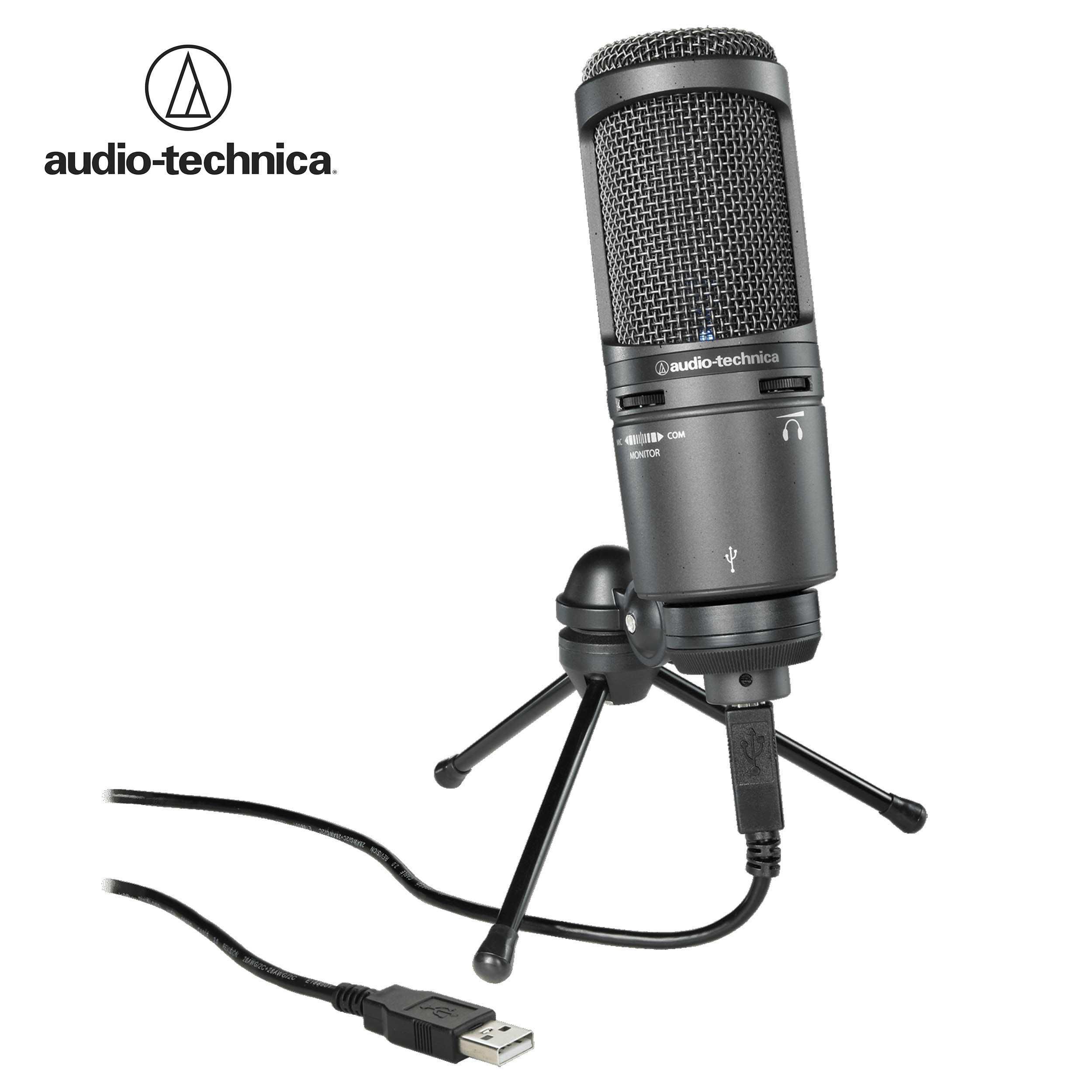 Студийный микрофон - Audio-Technica AT2020 USB+, конденсаторный