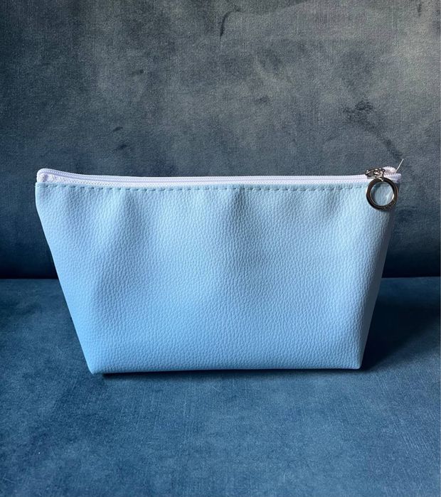 Косметичка Atache блакитна еко-шкіра