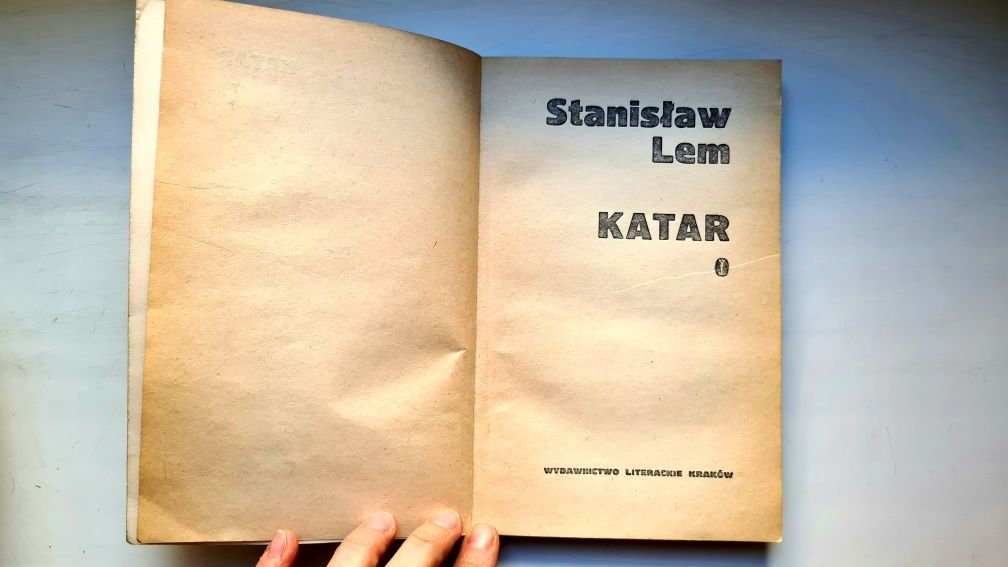 "Katar" Stanisław Lem Pierwsze Wydanie 1976 rok