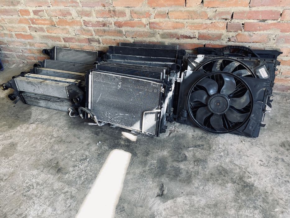 Радіатор, вентилятор, Інтеркулер Mercedes w203 w211 w204 w212 w164