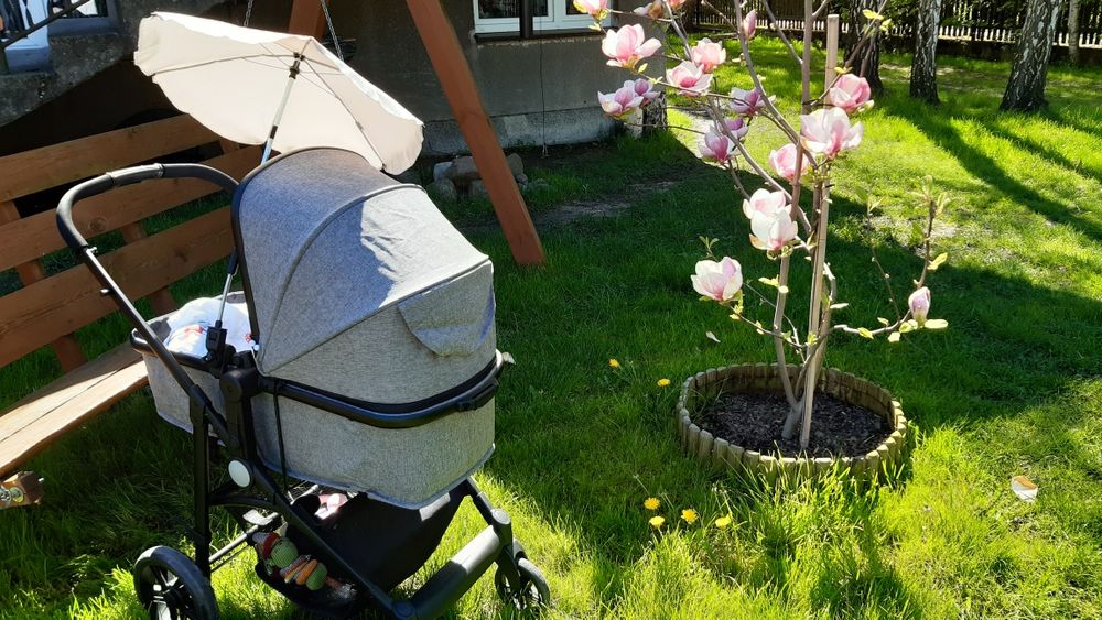 Wózek dziecięcy kinderkraft juli 2 w 1 Gondola/Spacerówka + łupina  R