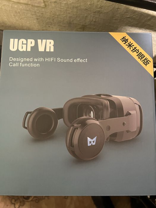 Окуляри віртуальної реальності UGP VR для телефона з гарнітурою