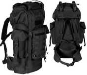 duży plecak bw molle stelaż aluminiowy 65 l czarny