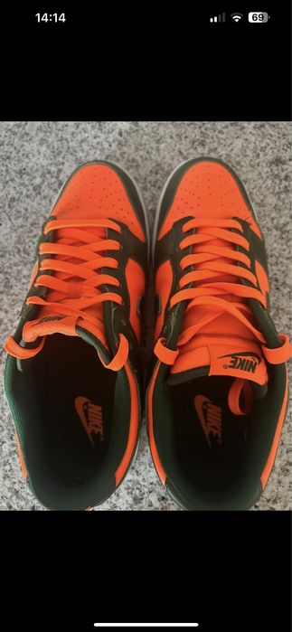 Nike dunk low retro Miami Hurricanes