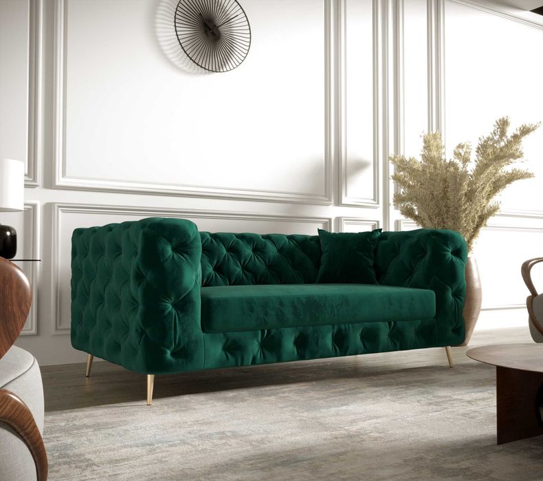 Sofa Chesterfield Pikowana Elegancka EN Meble